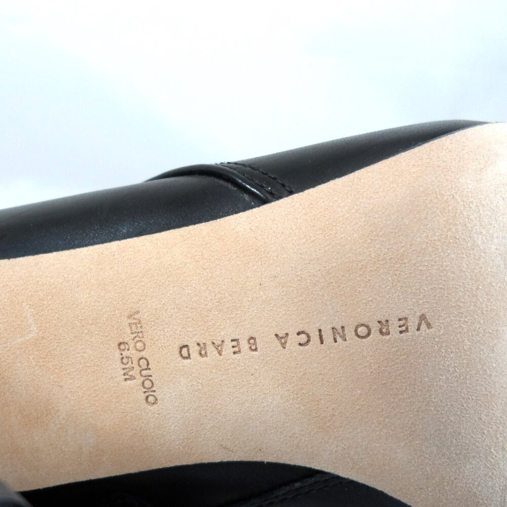 New$550 VERONICA BEARD Sohelia Buckled Strap Leather High-heel Ankle Boots 6.5 - Picture 9 of 11